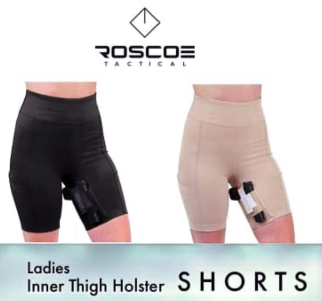 Ladies inner thigh shorts holster